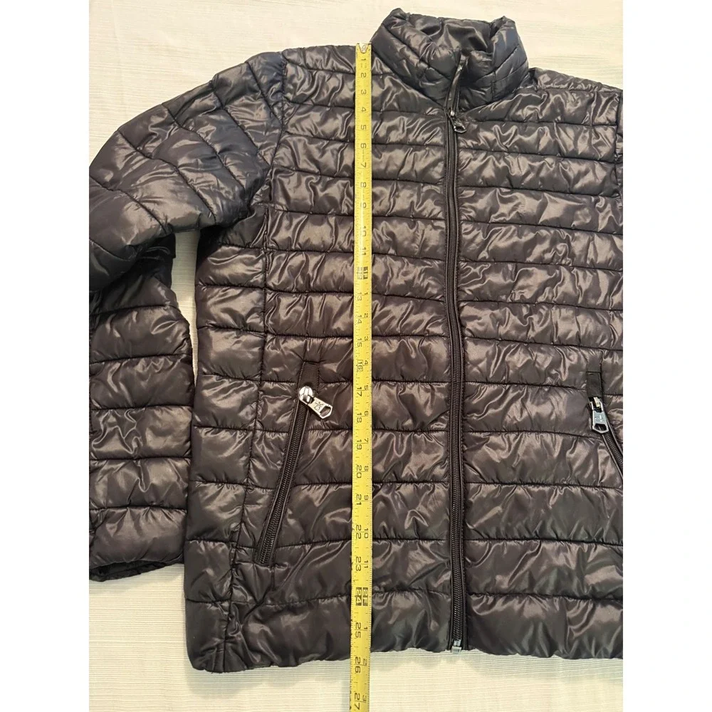 Calvin Klein Mens Packable Puffer Jacket Black Water Resistant Size M‎ CM155201